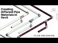 Creating Different Pipe Materials in Revit | Pipe Schedules | English
