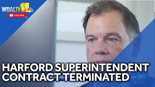 Harford County BOE votes to terminate superintendent's contract