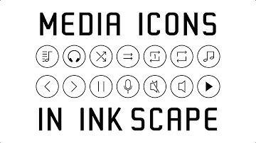 Create Media Icons in Inkscape