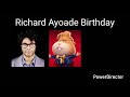 Richard Ayoade Birthday