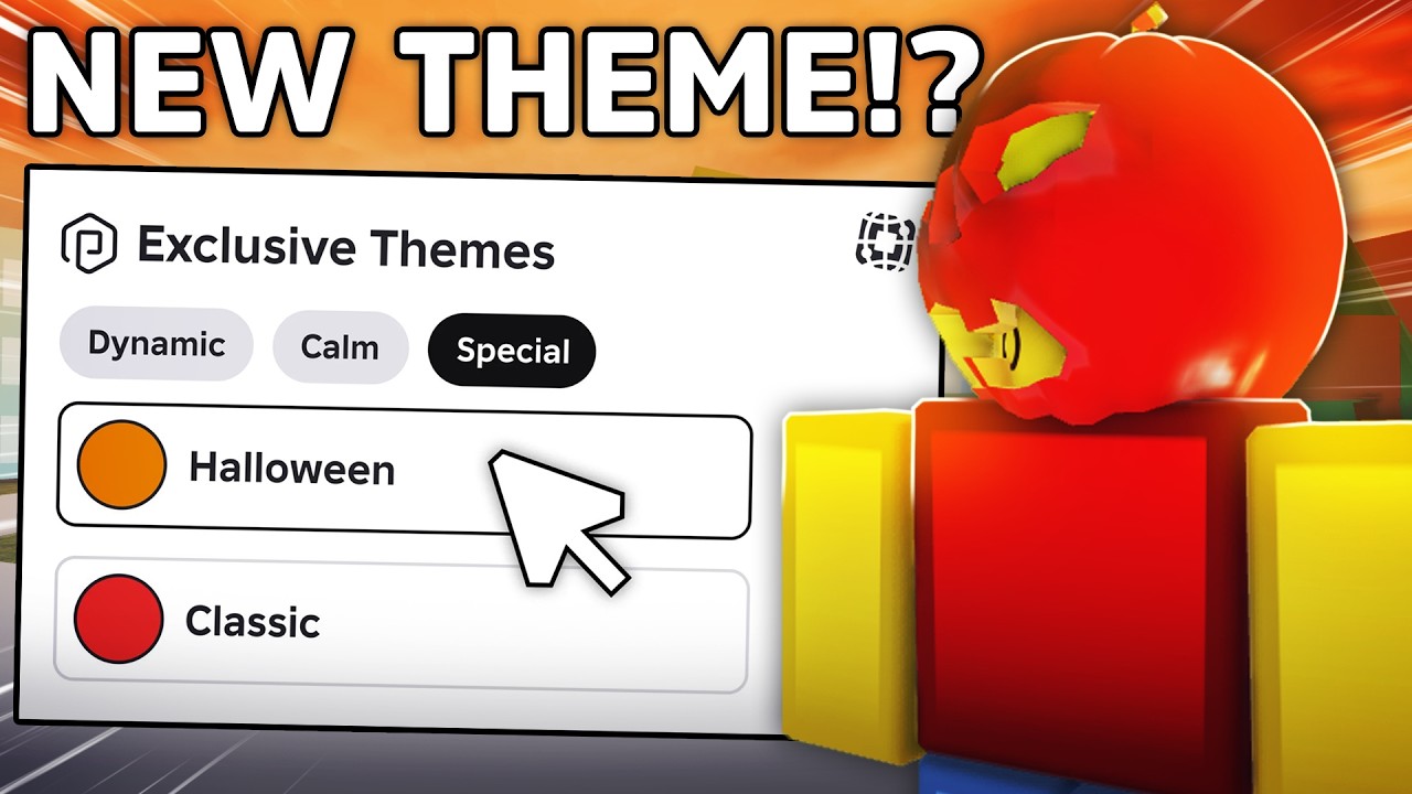 WE ARE GETTING A NEW HALLOWEEN THEME ON ROBLOX???