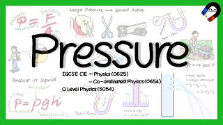 Pressure for IGCSE, GCSE, GCE O level Physics
