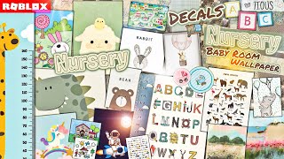 Nursery | Baby & Kids Room | Decals Ids | Bloxburg ROBLOX