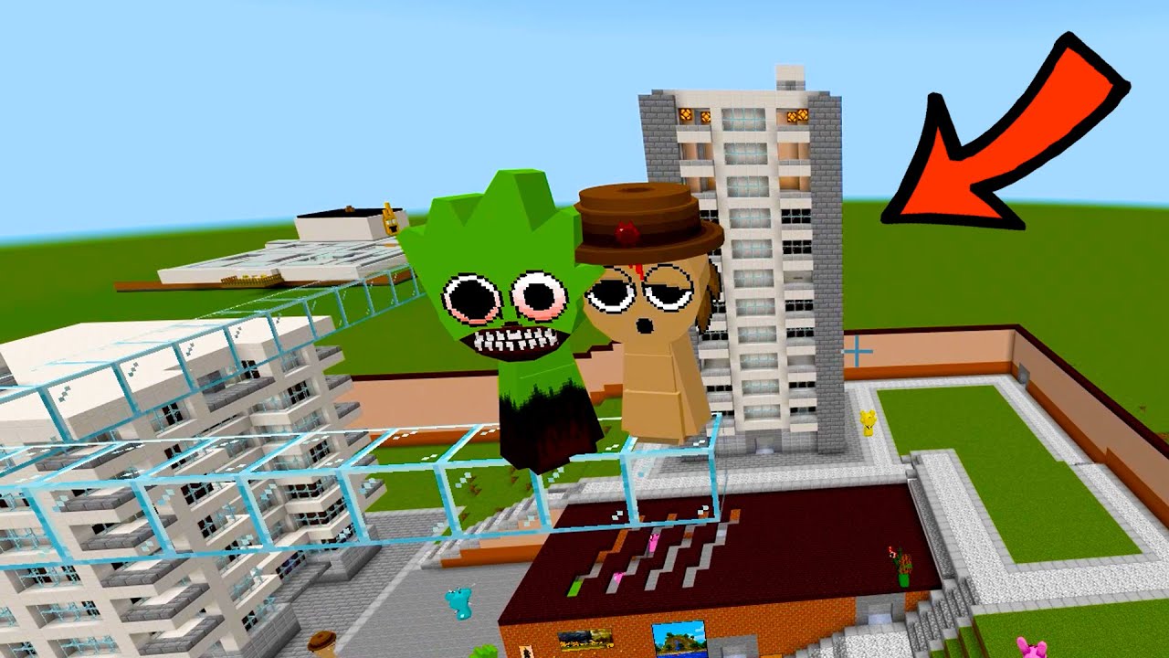 Incredibox Sprunki & HORROR SPRUNKI & GMOD MAP & ROOM | Minecraft Bedrock / Ep.211 #sprunki