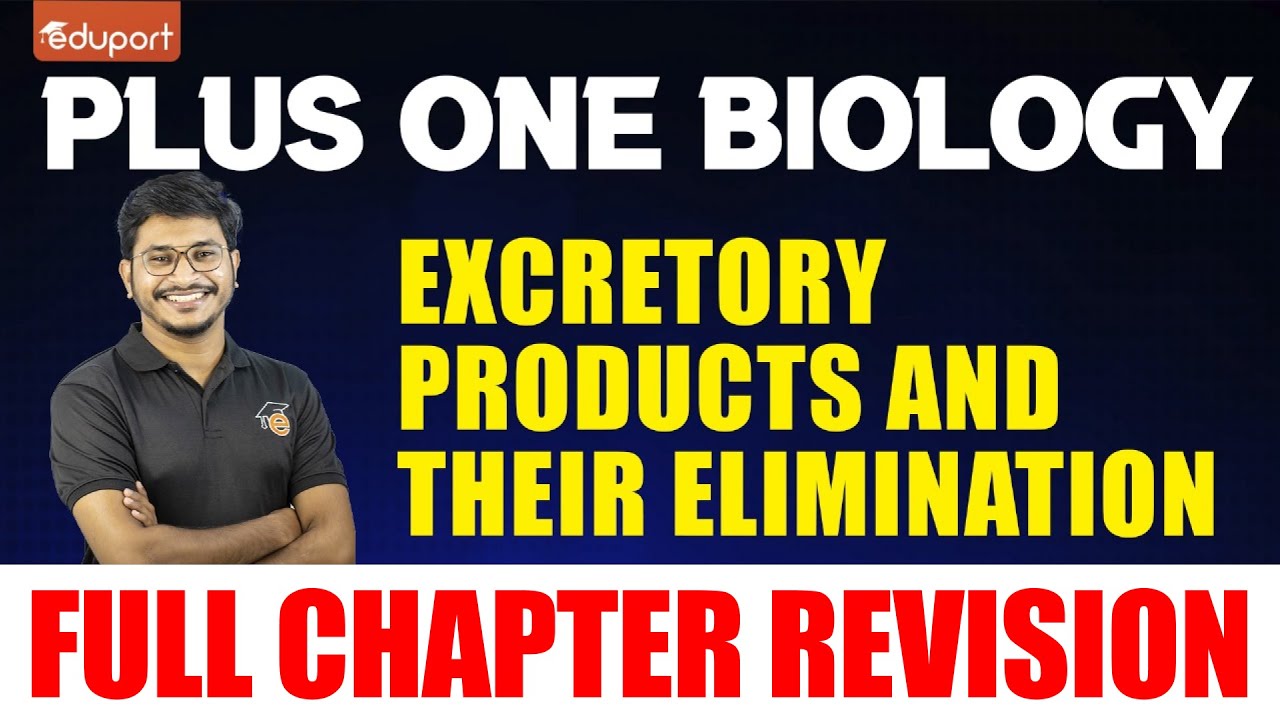 Plus One Biology - Excretory Products and their Elimination | Eduport Plus One