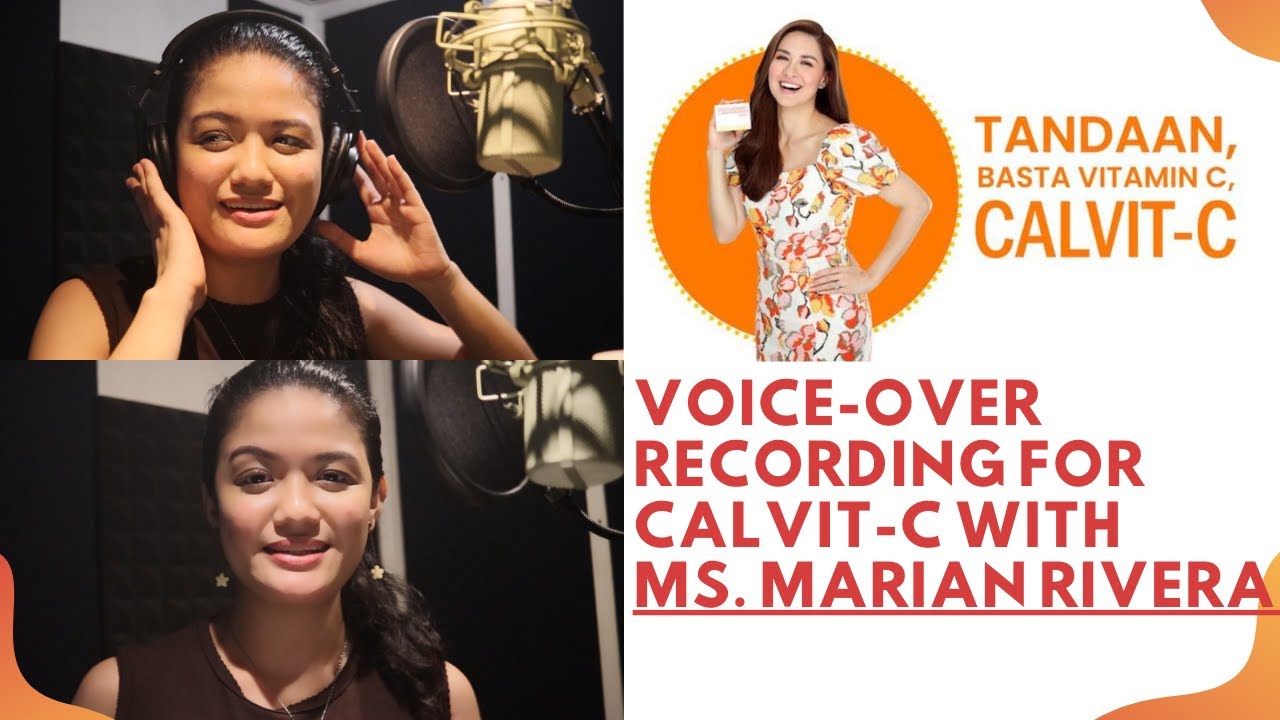 VOICE-OVER FOR CALVIT-C (WITH MS. MARIAN RIVERA)! | Voiceover Flowers