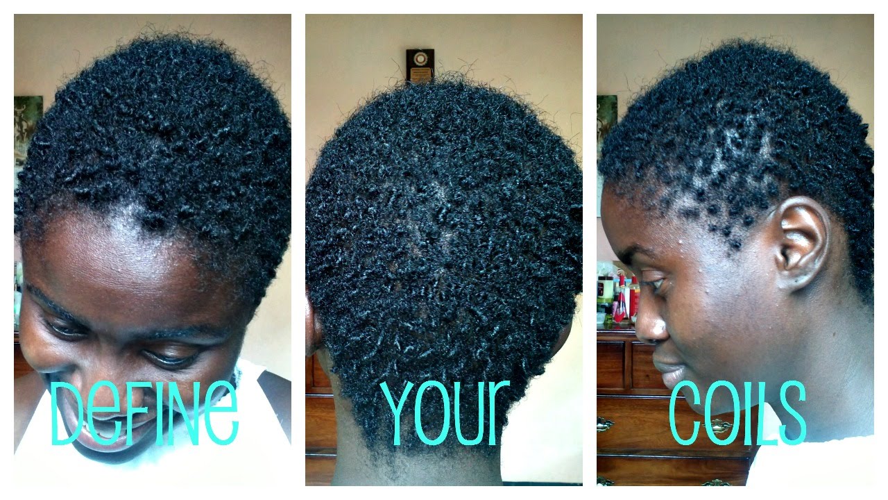 how to define your coils for short natural hairstyle