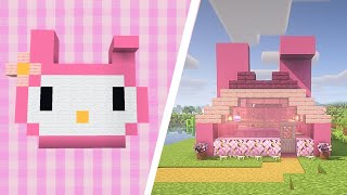 Cherry Blossom House Minecraft Tutorial My Melody