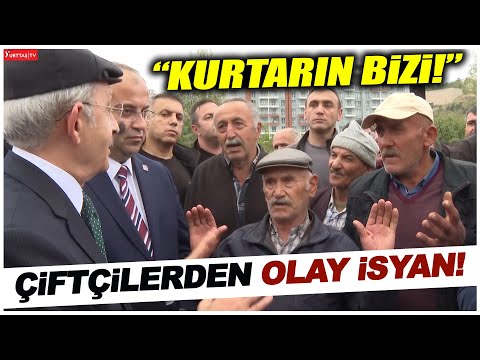 Kılıçdaroğlu'nu karşılayan çiftçiler yakardı! \