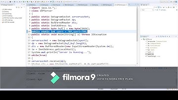 CHat program using UDP socket