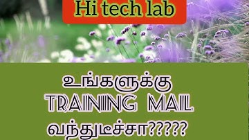 training date fix பண்ணியாச்சி... check ur mail and sms🥰🥰🥰🥰 for hi tech lab.. 😍😍😍