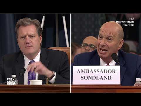 WATCH: Rep. Michael Turner’s full questioning of Gordon Sondland | Trump impeachment hearings