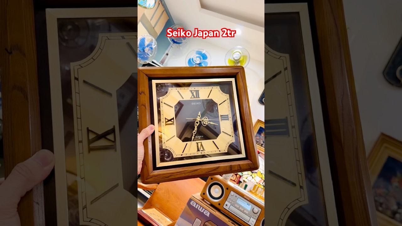 Massive Vintage Seiko Japan Wall Clock, Silent Sweep, Price 2
