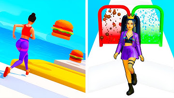 Twerk Race 3D VS Build A Queen - SpeedRun Gameplay Walkthrough (Android,iOS) NEW UPDATE Ep 490