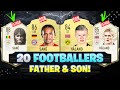 20 FOOTBALLERS FATHER AND SON!! 😱🔥| FT. HAALAND, SANE, ZIDANE... etc