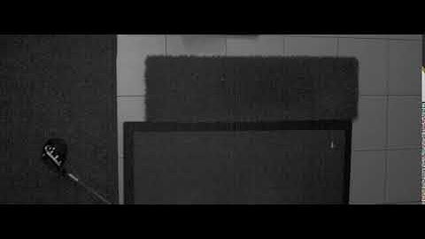 Highspeed recording 300fps Kinovea 0.9.3 - Golf Driver shot