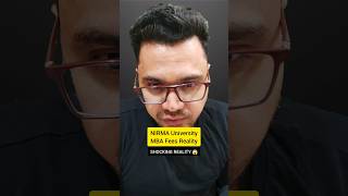 💥 Nirma University MBA Fees 2026 🤯 | By Sunil Adhikari #shorts #mba #onlinemba