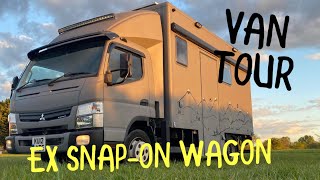 Ex SNAPON Wagon Camper Van Tour Mitsubishi Fuso  @cosy.adventures