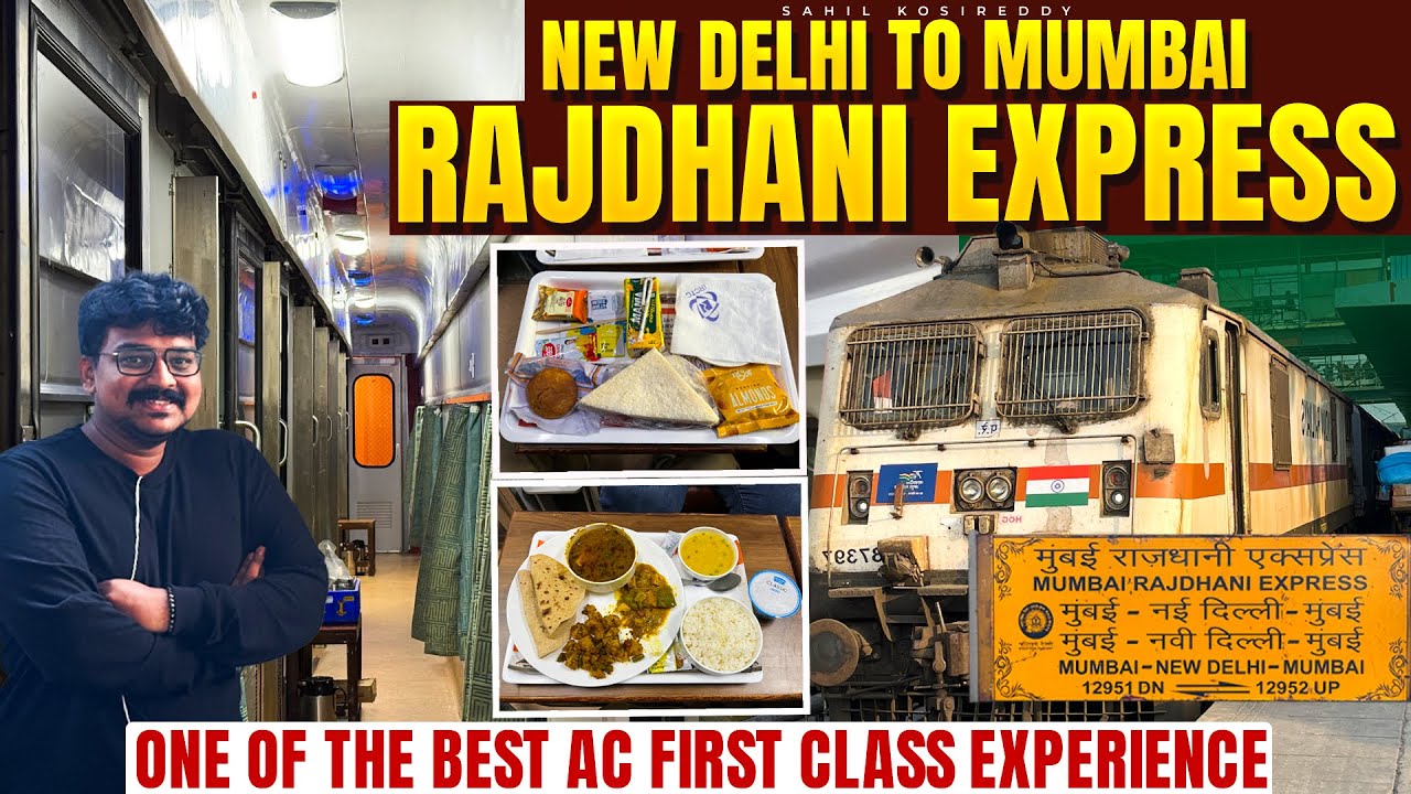 JOURNEY | MUMBAI RAJDHANI EXPRESS | NEW DELHI TO MUMBAI | AC FIRST ...