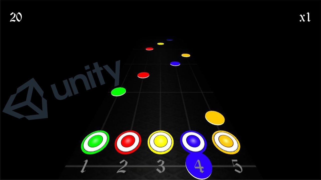 UNITY GUITAR HERO PROJETO/DE GRAÇA - YouTube