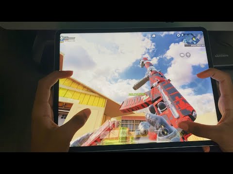 M1 iPad Pro 2021 12.9 CODM 120 FPS (4 finger + Gyro Full handcam) Call Of Duty Mobile Game Test