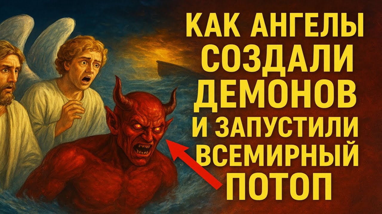 Как Ангелы Создали Демонов и Запустили Всемирный Потоп (История, которую вырезали из Библии)