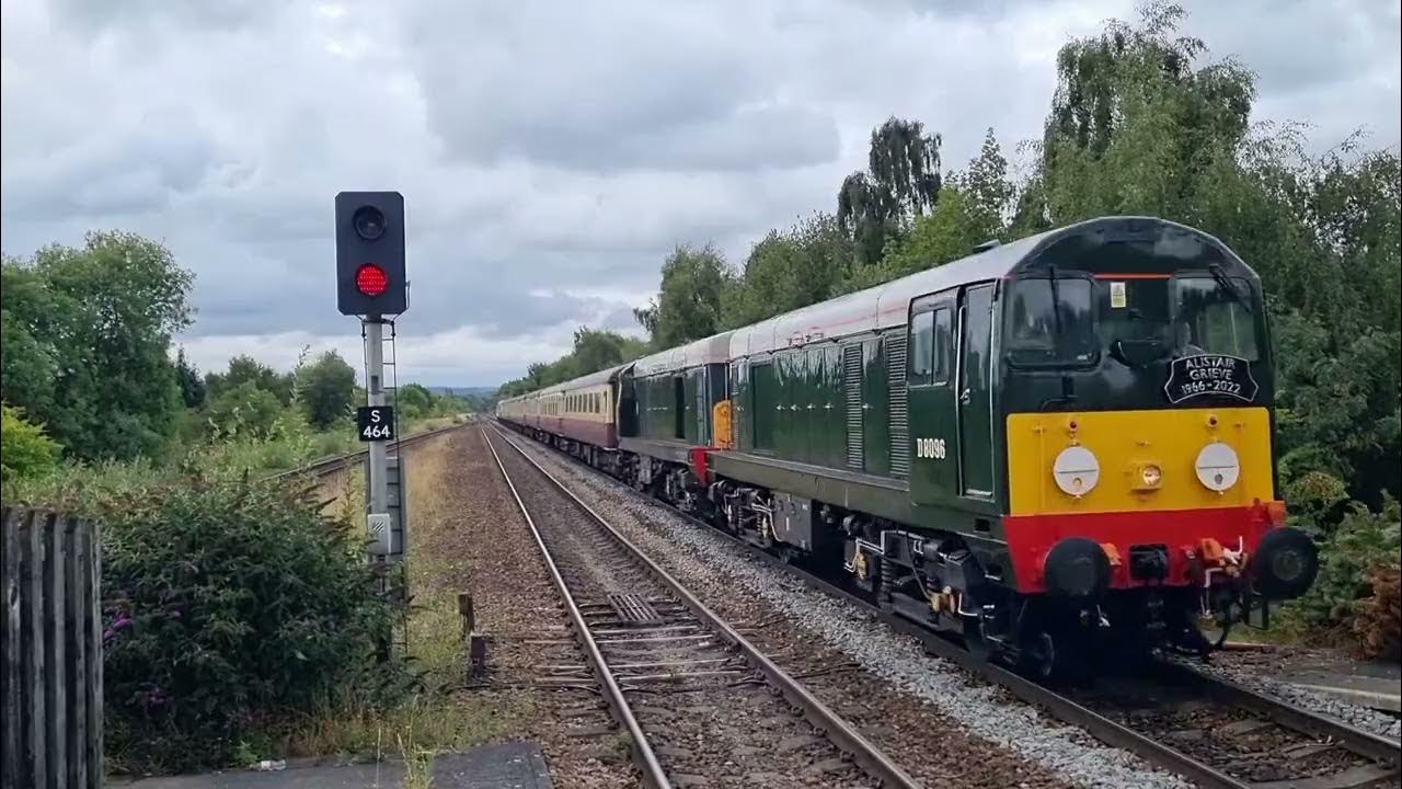 Trains at Swinton Station 29/8/22 with "The Scarborough Spa Ramble"and
