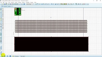 SIMULATION PROTEUS ARDUINO SCROLLING TEXT TRUE RGB