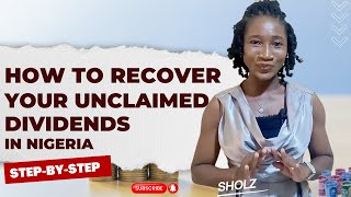 How to Recover Your Unclaimed Dividends In Nigeria |Forgotten Shares?Collect your money easily #new
