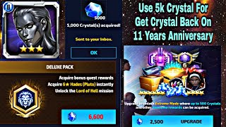 Use 5k Crystal For Get Crystal Back On 11 Years Anniversary - Marvel Future Fight screenshot 3