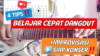 LEARN DANGDUT IMPROVISATION, Easy Playing Tips, ready for concertsโผ๏ธ#learnguitar #dangdut #improv...
