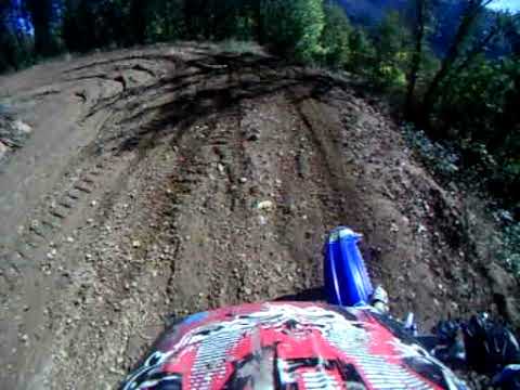 GoPro helmet cam view of two motocross tracks on the Hill MX Ranch property in Yoncalla Oregon.