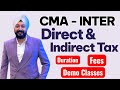 CMA Inter Tax Classes Information | June 2026 | By CMA J.S. Malhotra