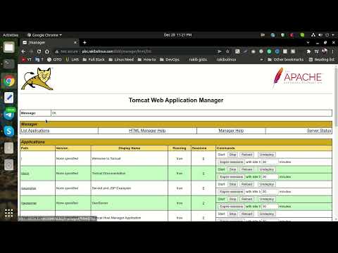 I will do install and configure Apache Tomcat on Linux Server