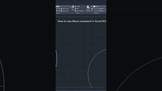 Move command in AutoCAD.         #autocad  part 5