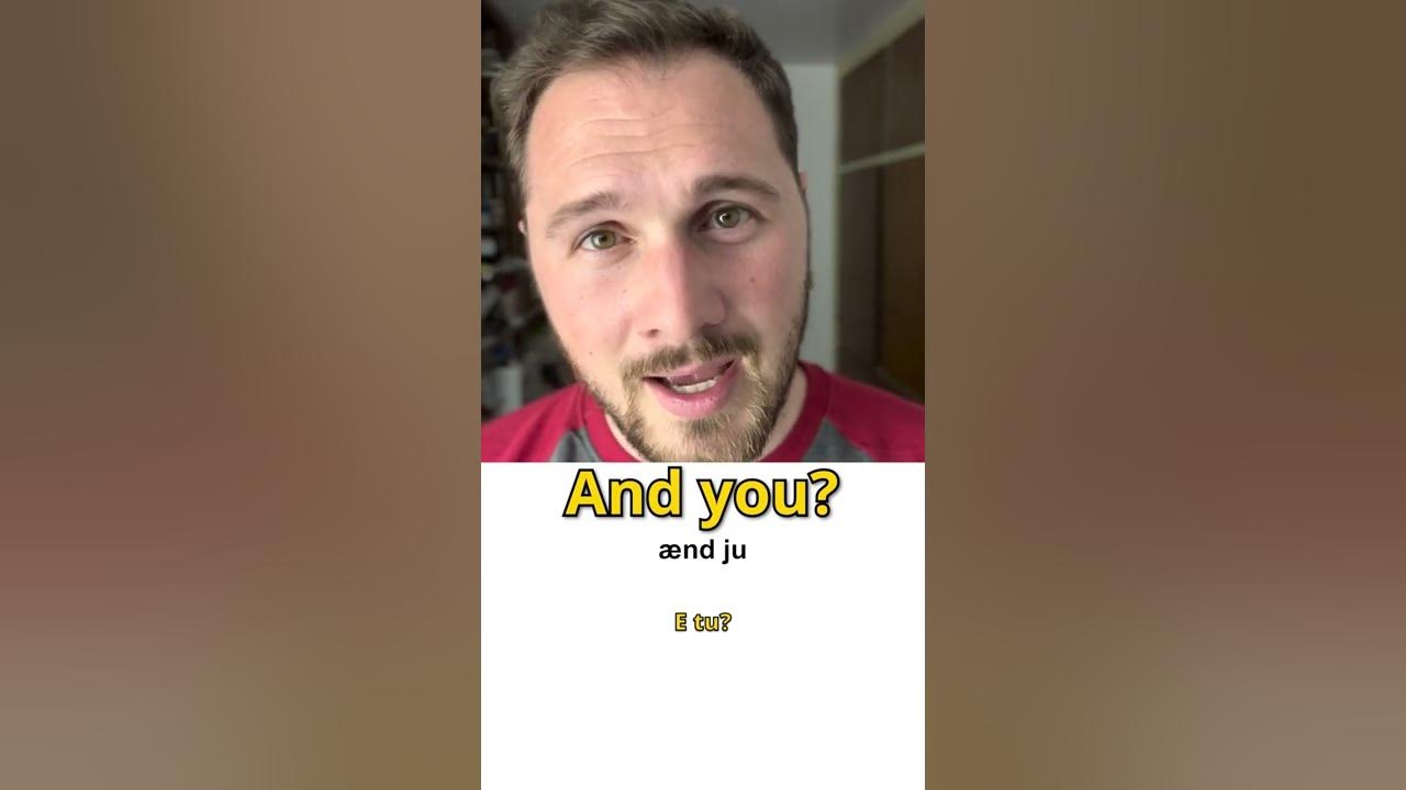 Come Si Dice Tu In Inglese
