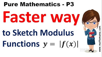 Pure Mathematics P3   Chapter 2 :  Modulus Functions (Part 5)  Sketching y = | 7 - 2x |