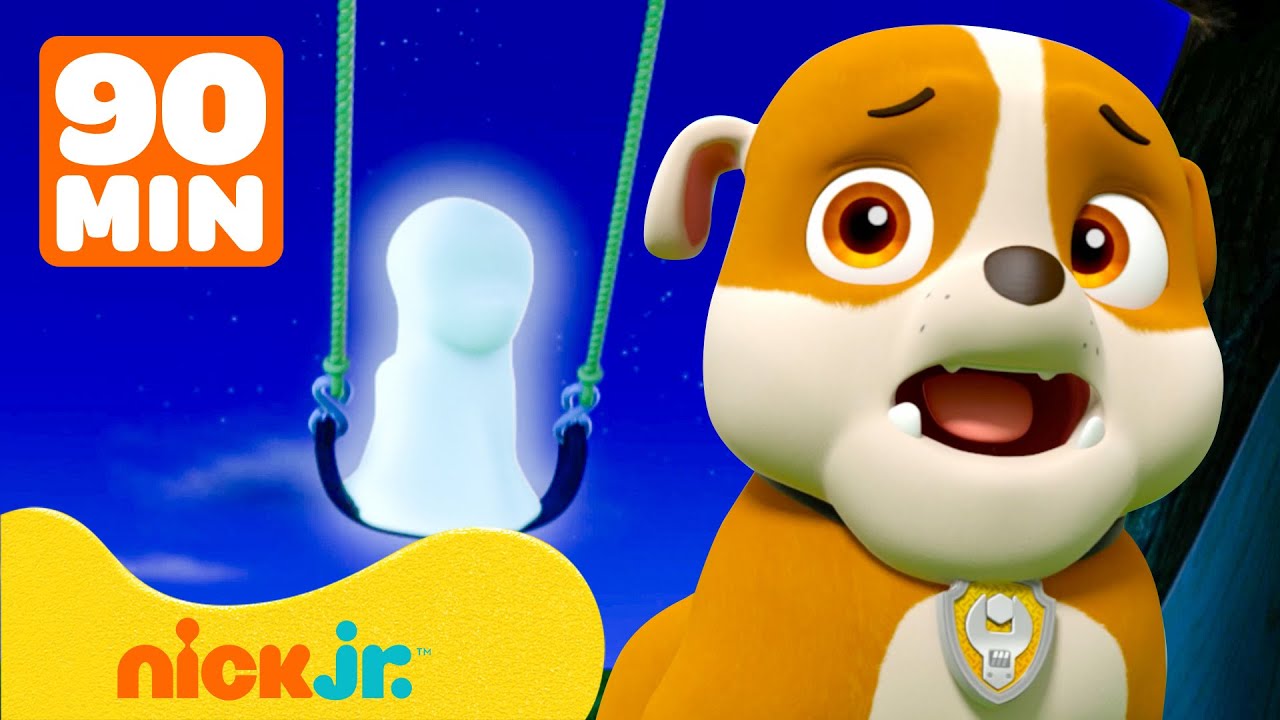 Paw Patrol | Rubble trova un fantasma spaventoso ad Halloween! con la PAW Patrol | Nick Jr. Italia