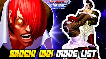 OROCHI IORI MOVE LIST - The King of Fighters 2002 Unlimited Match (KOF2002)