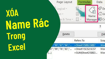 Xóa Name rác trong Excel