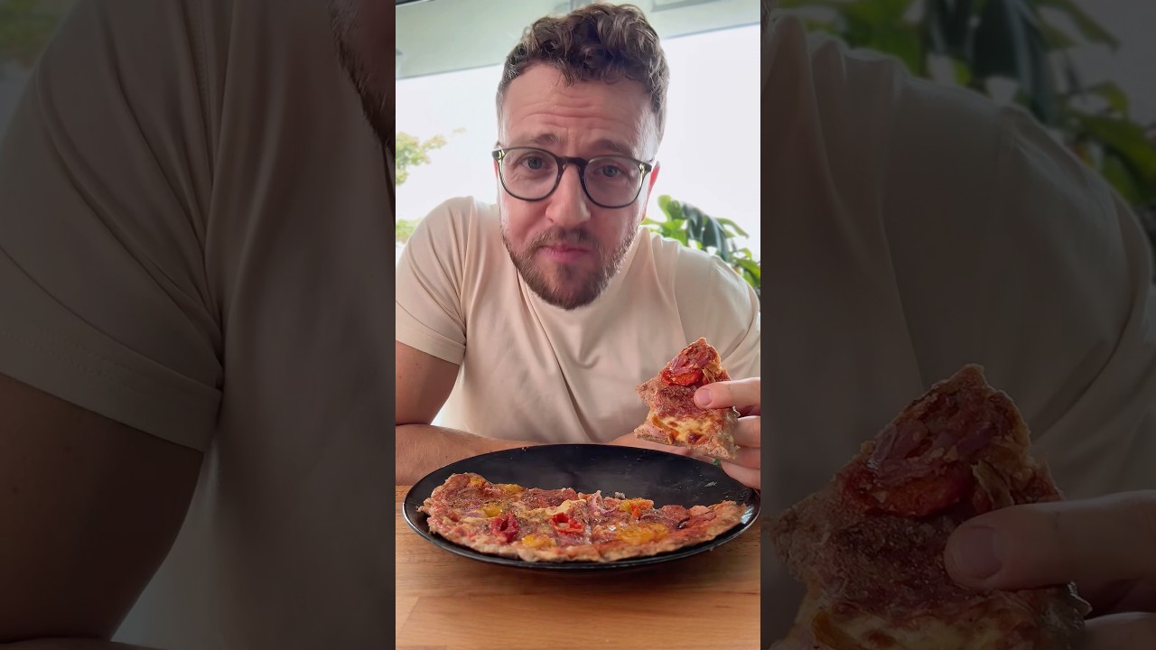 High Protein Pepperoni Hot Honey Pizza