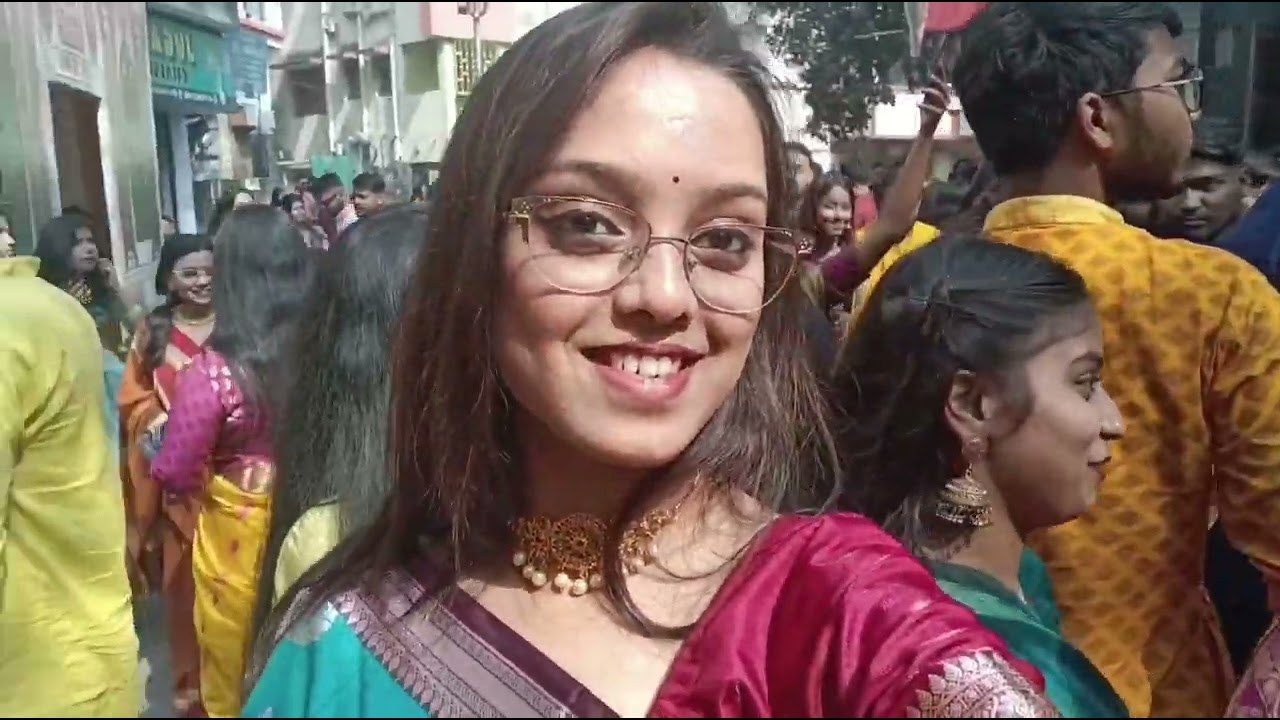 Saraswati Puja 😍 Heramba Chandra College 😀 Vlog-2 