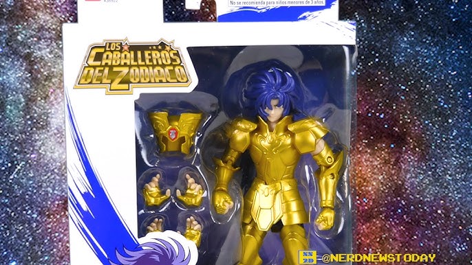 Anime Heroes Saint Seiya - Knights of the Zodiac - Gemini Saga Action  Figure - Quest Toys