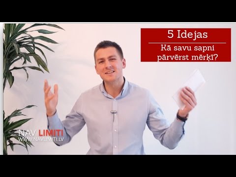 Video: Kā Izvēlēties Sapni