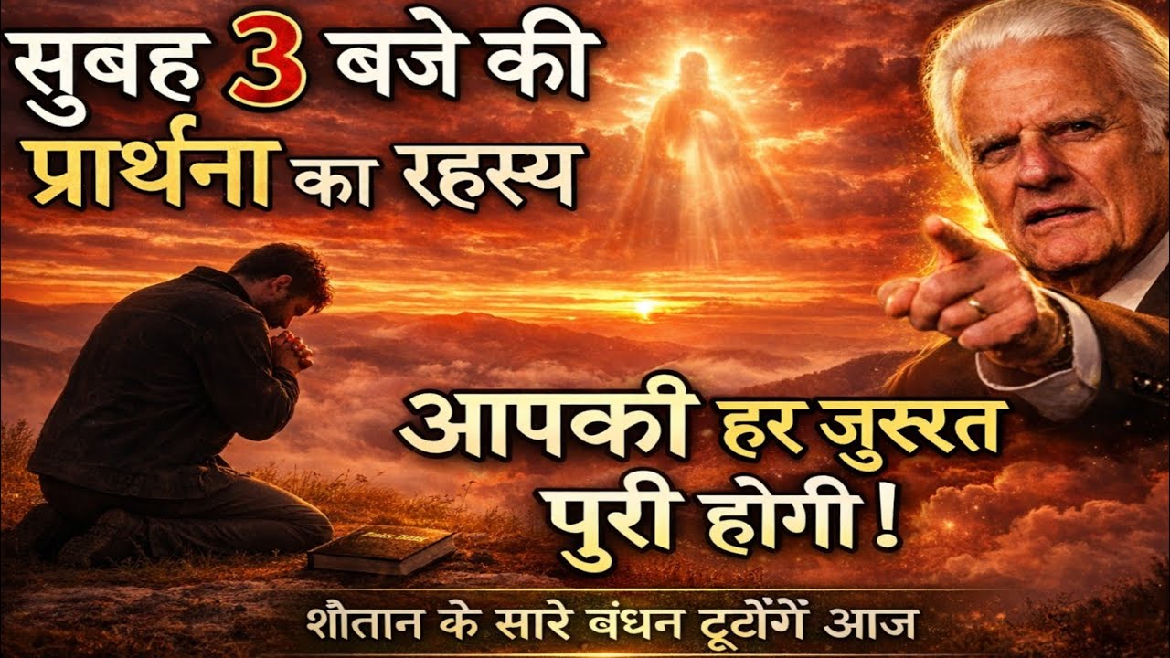 सुबह 3:00 बजे की चमत्कारी प्रार्थना का रहस्य | हर इच्छा पूरी होगी | शैतान के सारे बंधन आज टूटेंगे