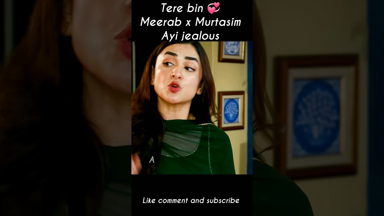 Tere bin 🌹😘 Ayi jealousi l 😔 Meerab x Murtasim  