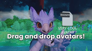 Upload an avatar in 5 seconds using a Resonite package!