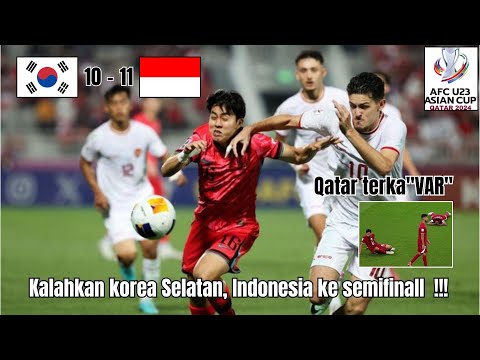 Hasil piala asia u23 qatar 2024,, Indonesia vs Korea Selatan!!