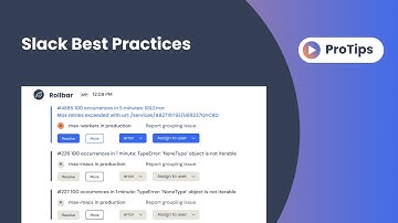 Rollbar Pro Tips: Slack Best Practices