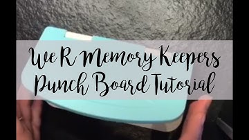 We R Memory Keepers Planner Punch Board